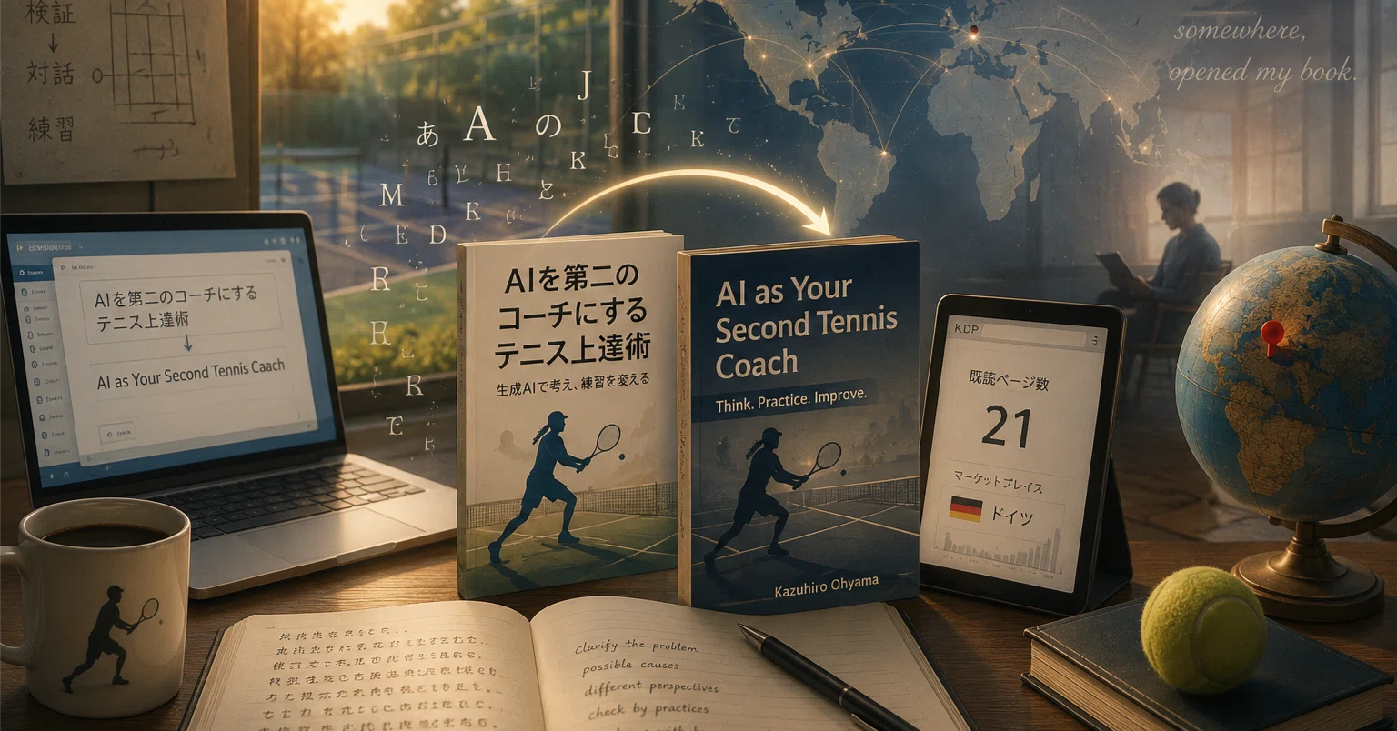 日本語で書いたテニス本を英訳したら、ドイツで読まれた｜タクト