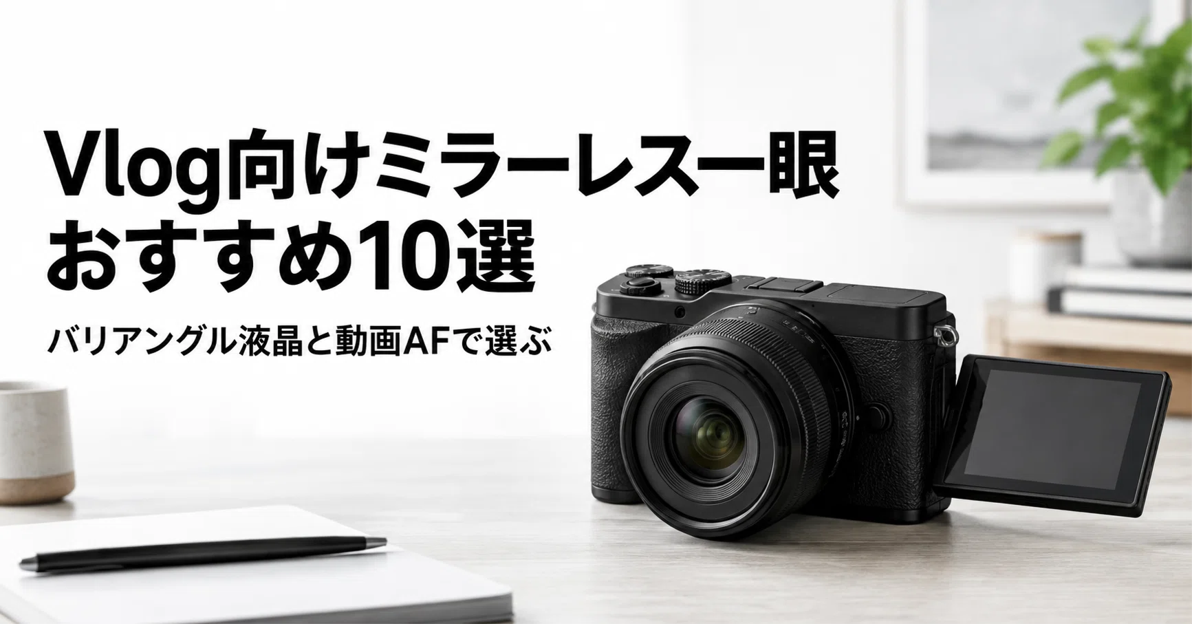 Vlog向けコンパクト機 ミラーレス一眼のおすすめ10選 バリアングル液晶