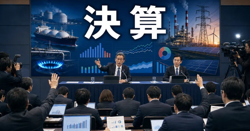 電力・ガス企業決算【2026年度1Q】