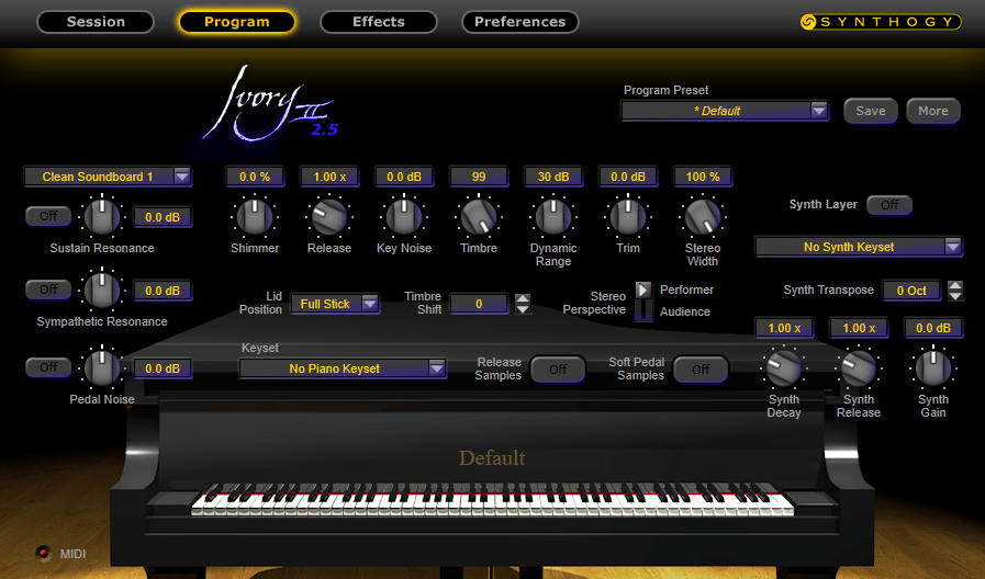 DTM・DAW Ivory II Grand pianos DTM】Synthogy Ivory 2 Grand Pianos、Italian Grand、American
