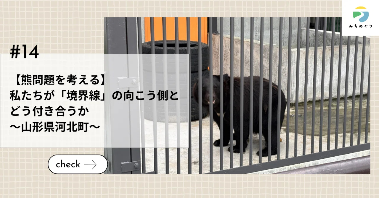 【熊問題を考える】私たちが「境界線」の向こう側とどう付き合うか～山形県河北町～