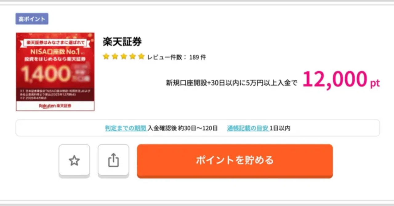 楽天 証券 ポイント サイト