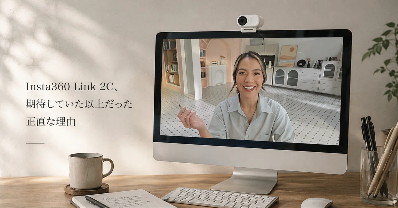 Insta360 Link 2C、期待していた以上だった正直な理由｜フルリモートIT