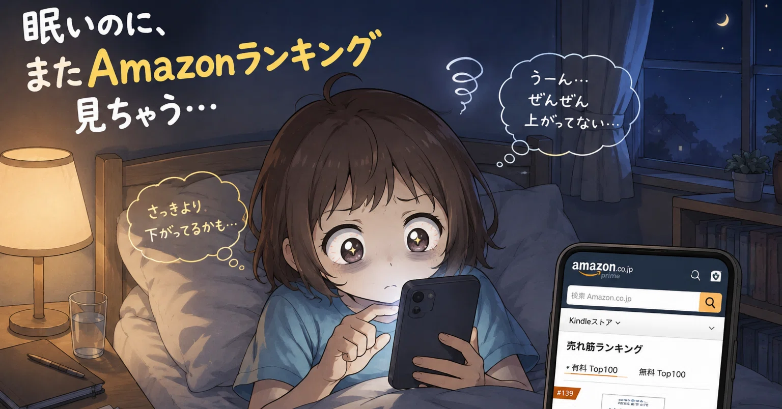 しん.あ様ご相談ページ Kindleの新刊を出した夜、1時間おきにAmazonを開いていたあなたへ