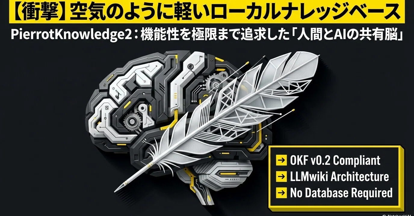 開発日誌】CLI機能とPARAメソッド追加で快適UP「PierrotKnowledge2