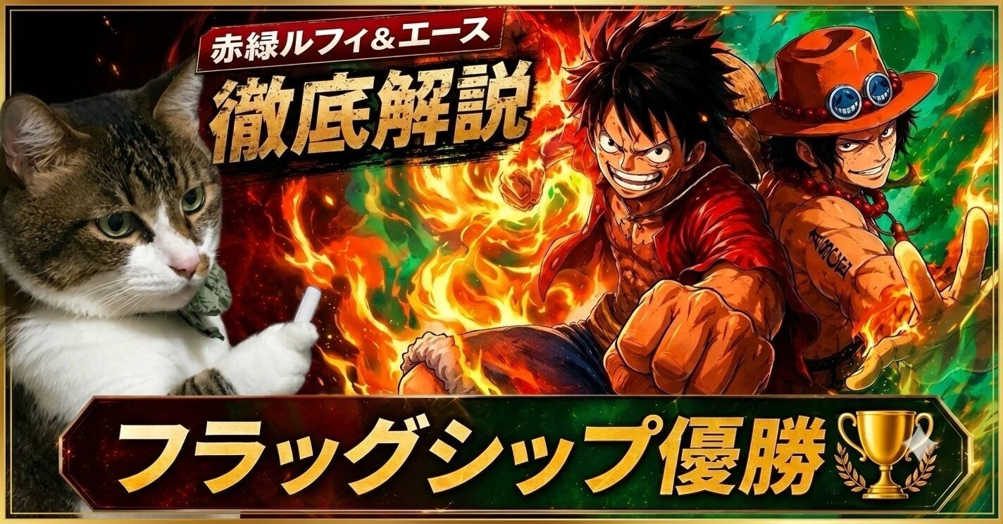 赤緑ルフィ&エース解説 フラシ優勝🏆｜kyo