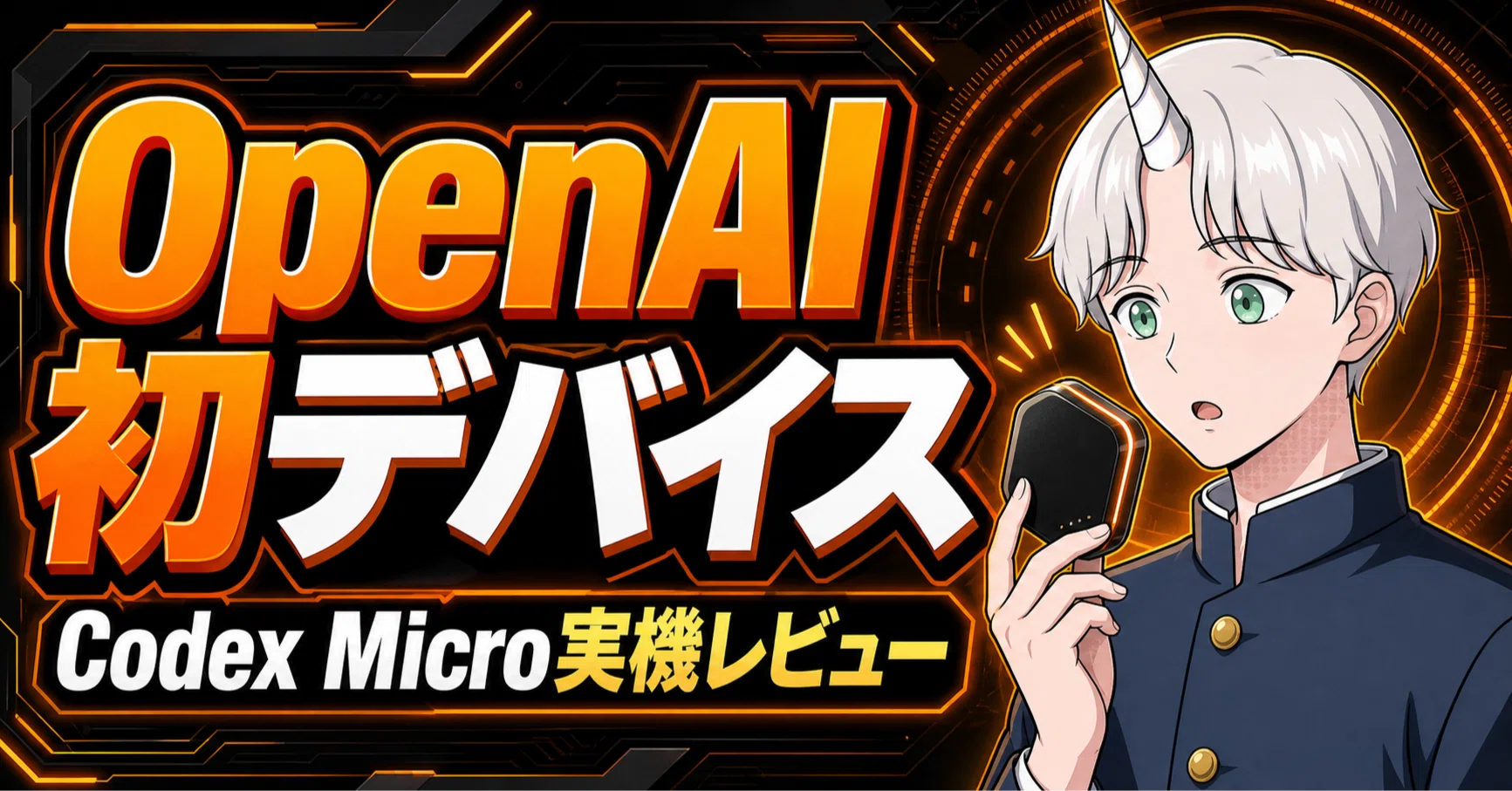OpenAI初デバイスCodex Micro実機レビュー。買いなのか？｜Fujin