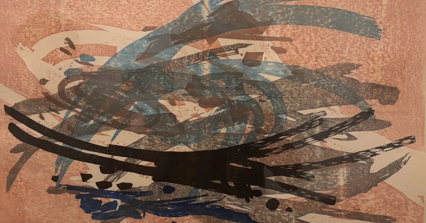 抽象画 木版画 モノトーン アート作品 内間安瑆の木版画とアメリカ的抽象絵画の同時代性｜山田 はじめ