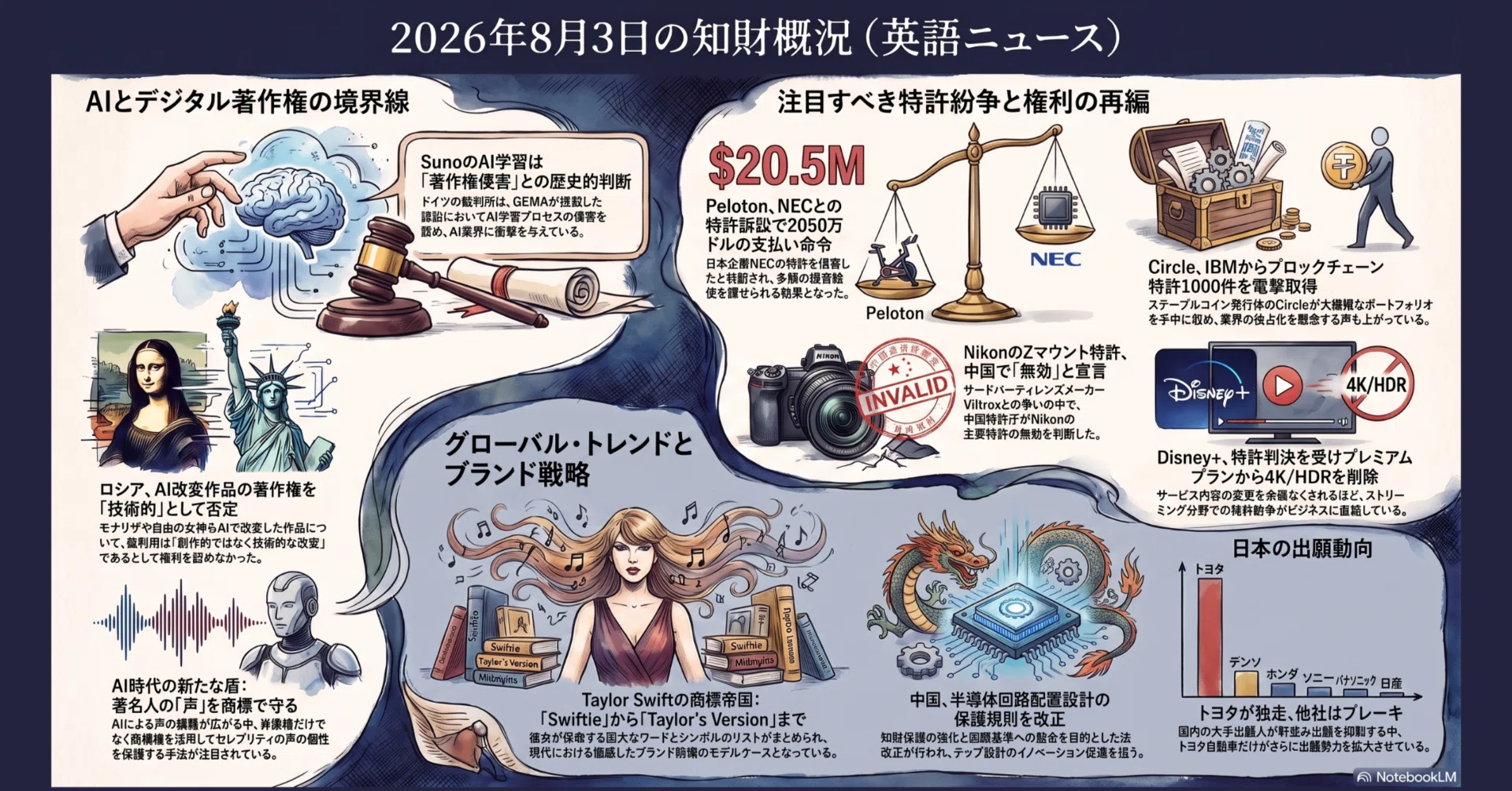 パテサロデイリー【昨日の英語知財ニュース】 2026年8月4日号