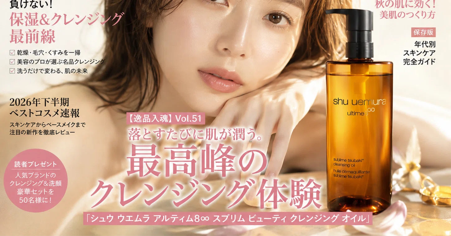 逸品入魂】Vol.51：落とすたびに肌が潤う。最高峰のクレンジング体験