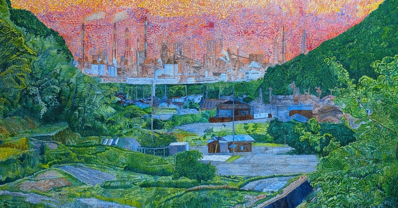 Step100】「交錯」油彩画｜瑞島 魁祐（みずしま かいゆう）