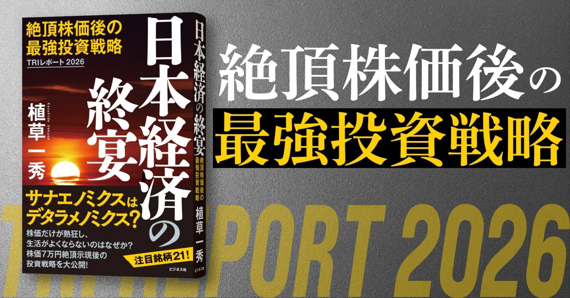 絶頂株価後の最強投資戦略／植草一秀『日本経済の終宴』｜ビジネス社