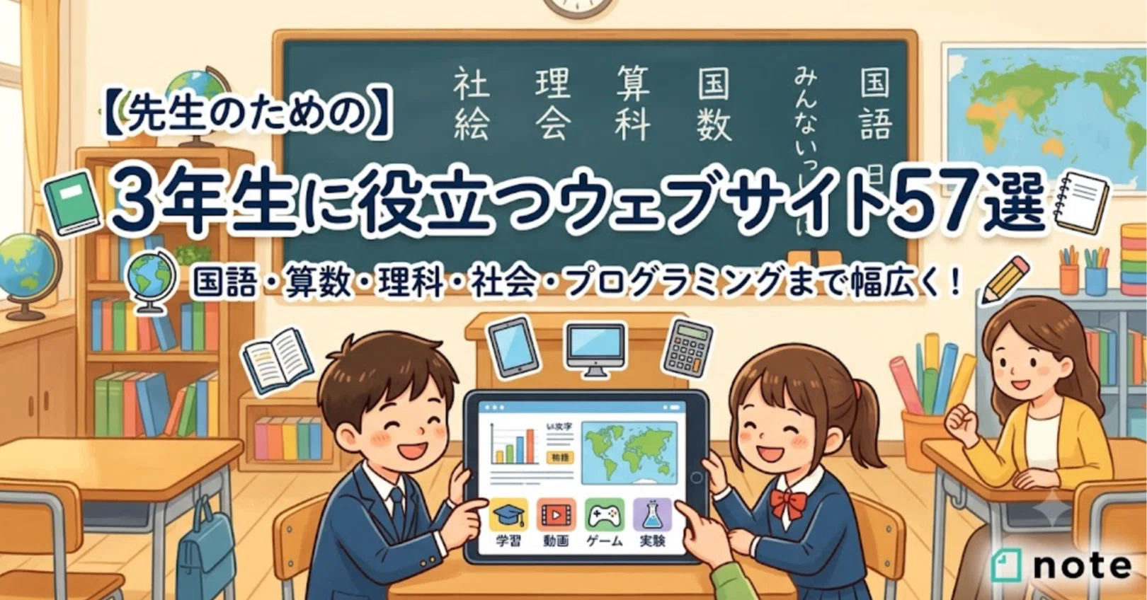 先生のための3年生に役立つウェブサイト57選｜高森崇史（ルート先生）