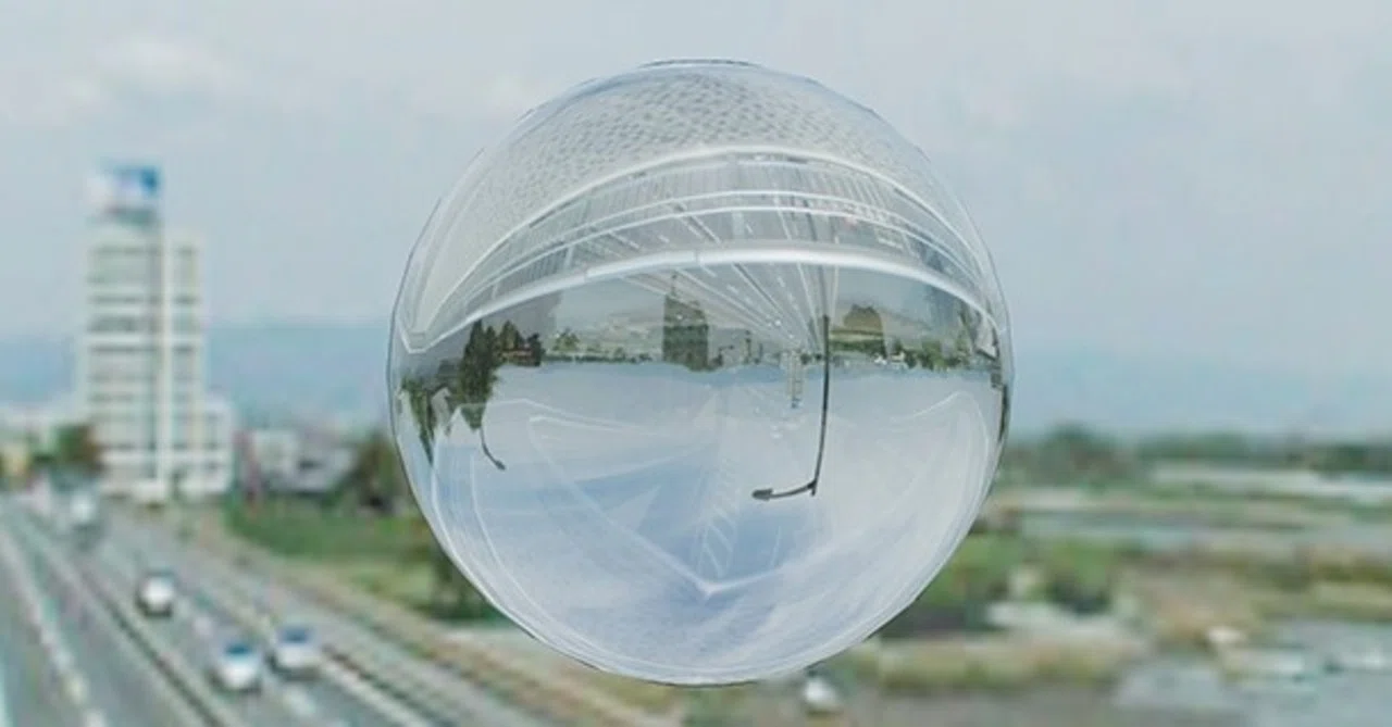 水晶球を浮かべた風景を 3D でも作る｜t.koba