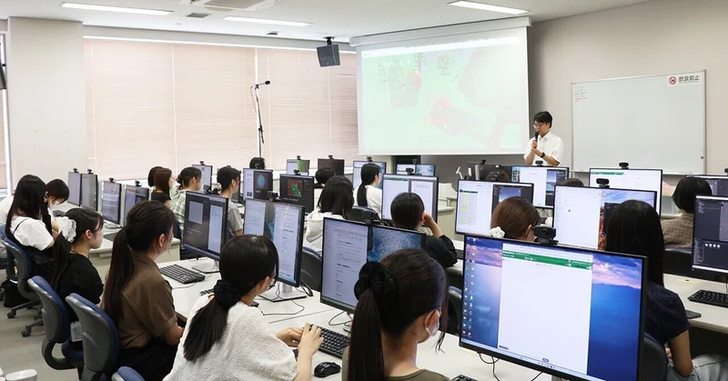 エイチーム×椙山女学園大学で初のゲームプログラミング講義、学生が制作したオリジナルゲームの成果発表会を開催！のイメージ画像