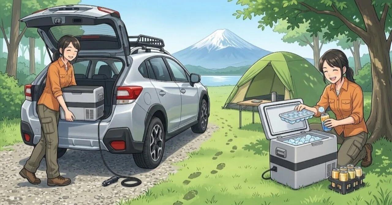 結局ポータブル冷蔵庫を買ってしまいました｜かわちゃ（かわちゃドローン）