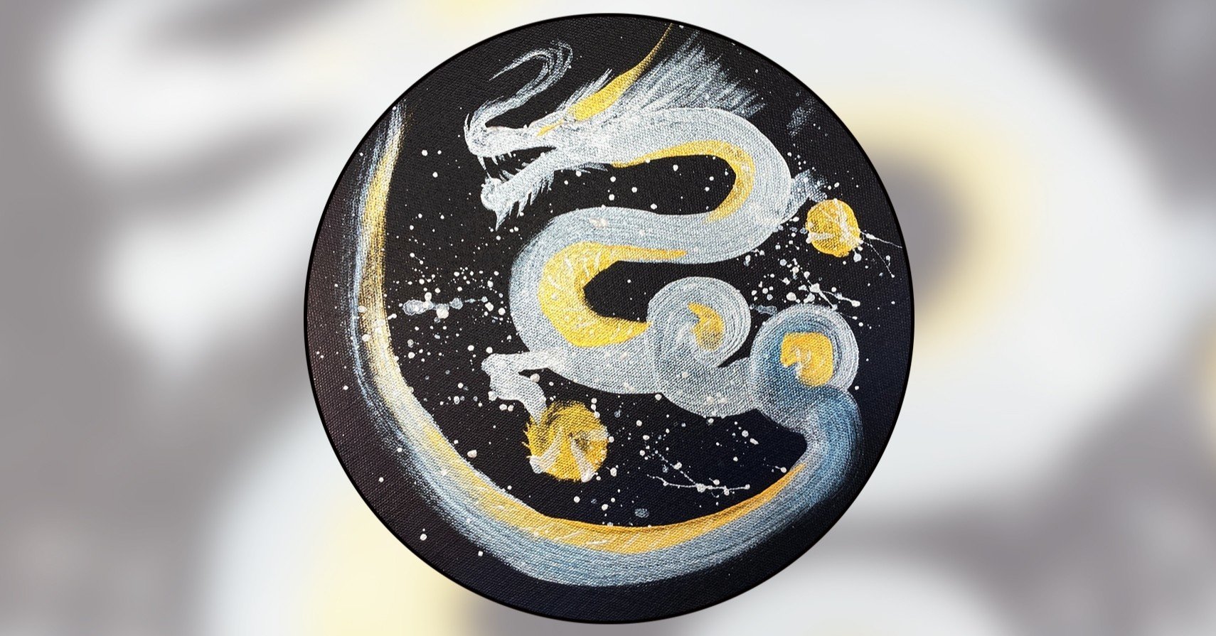 アクリル絵の具を使用した 銀の龍 の描き方 初心者が簡単に絵を描く方法 Junya Art Note アクリル絵の具を使用した 銀の龍 の描き方 初心者が簡単に絵を描く方法 Junya Art Note