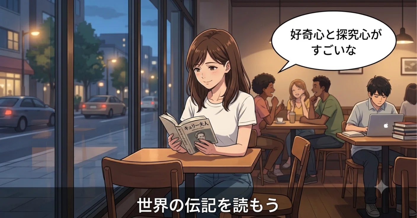 【世界に1枚】エジソン キュリー夫人 他歴史的レリックカード 鑑定済み Post #80 【本📕】世界の伝記 エジソンとキュリー夫人｜世界に恋する