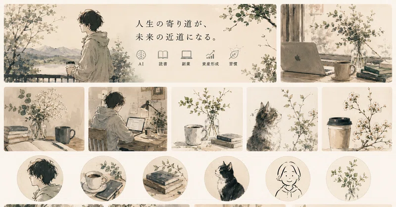 はじめまして。人生を少し生きやすくする方法を、ここに残していきます。