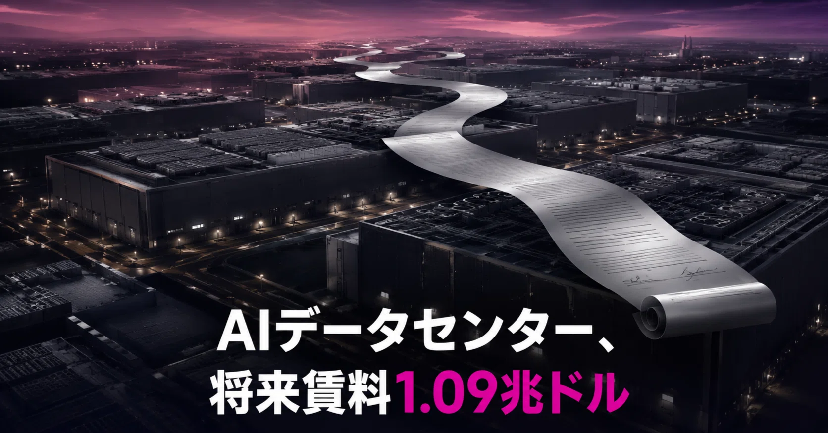 AIニュース解説】 AIデータセンターの「まだ始まっていない賃料」1.09