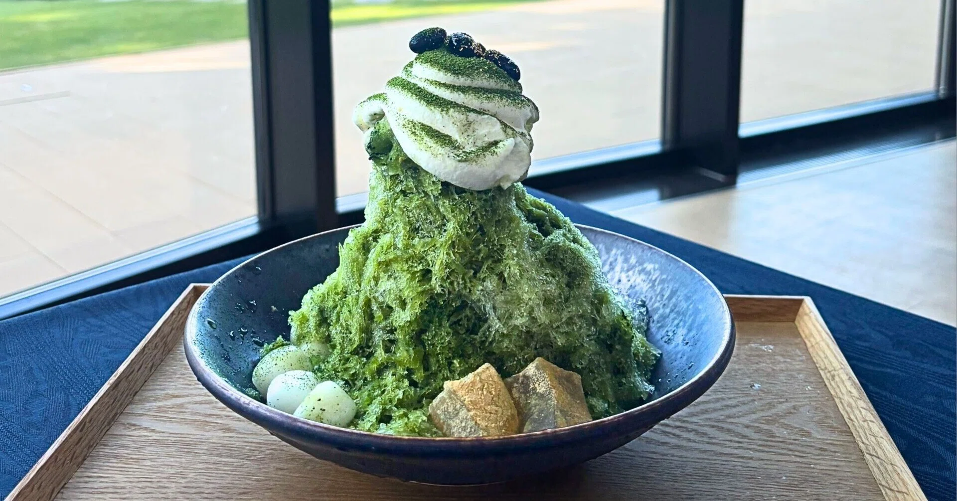 夏季限定】京都産 宇治抹茶とマスカルポーネクリームのかき氷が始まり