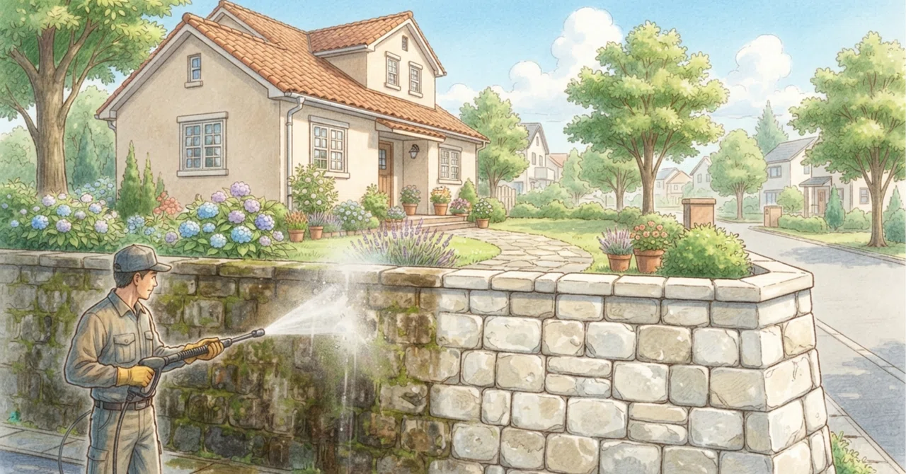 Many construction examples of retaining wall cleaning released! Please ...