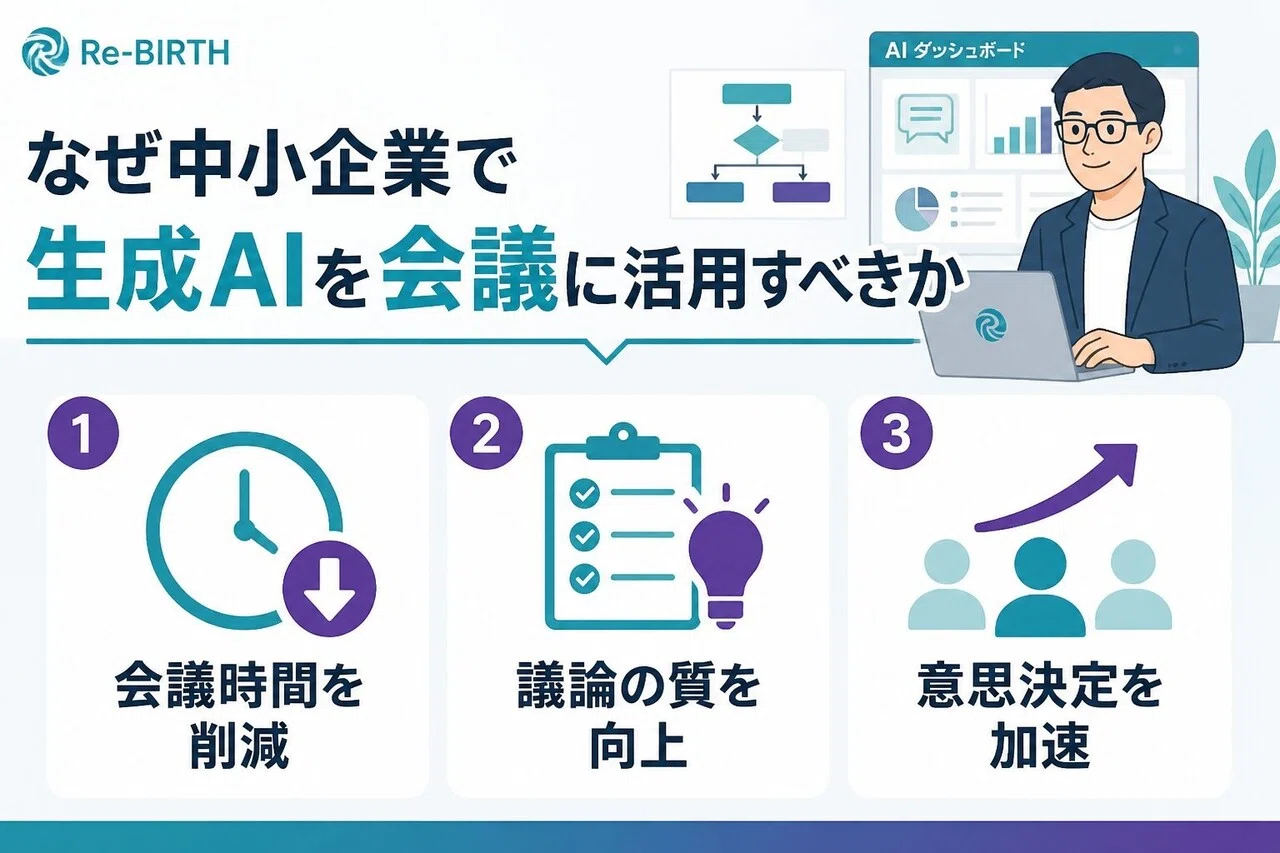 生成AIを使った中小企業の会議活用チェックリストと実践ポイント｜Re