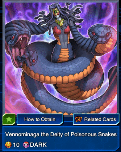 海外版イラスト比較 毒蛇神ヴェノミナーガ編 遊戯王デュエルリンクス 漢字talk Note