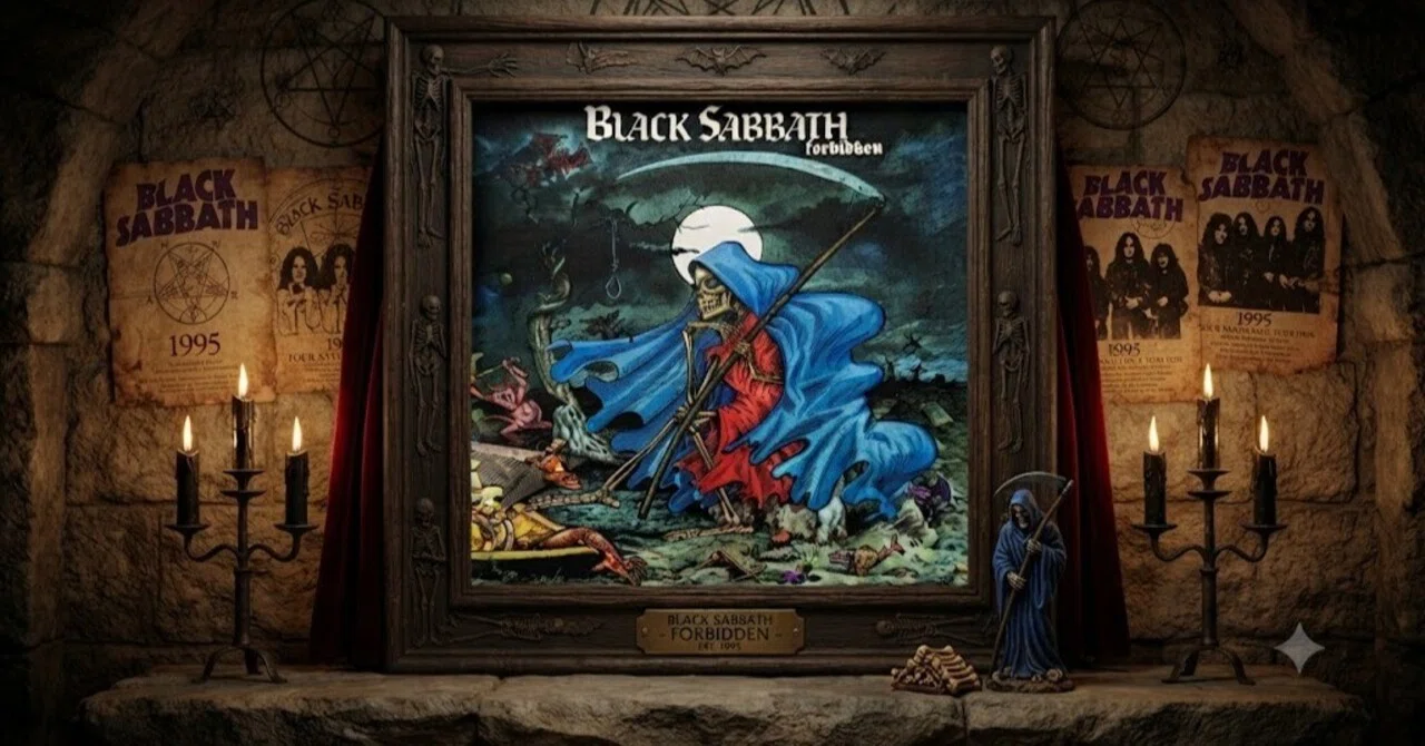 ブラック・サバス　フォービドゥン　初回プレス限定盤　ジャケット・ステッカー付 BLACK SABBATH 