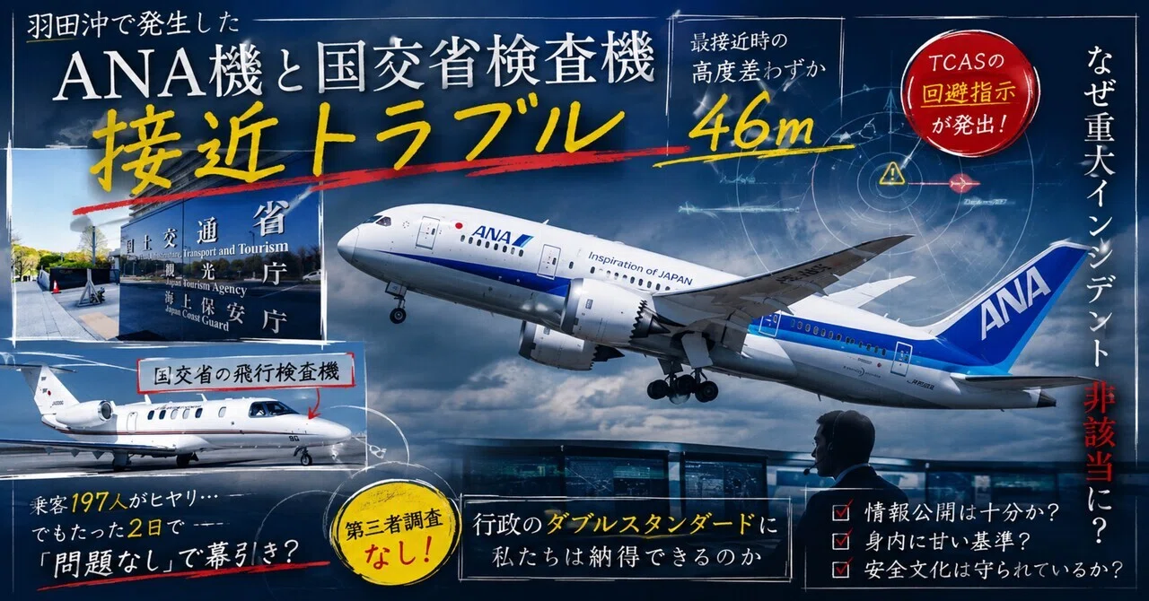 重大事故事典　東日本 TCASが鳴ったのに「重大事故寸前」ではない？ なぜ国交省は「重大