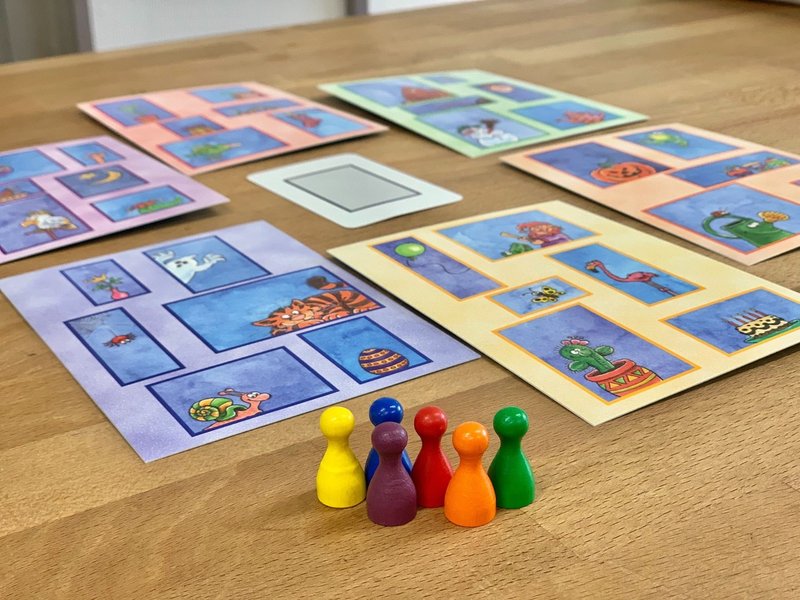 窓ふき職人 Meister Scheibenkleister 図形認識力 カードゲーム 5歳の子供から大人まで ルールと遊び方を紹介 佐藤敦俊 白馬村 Monster Cliff Note