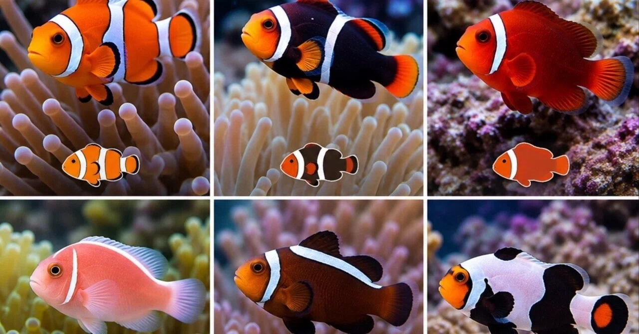 クマノミにも、いろんな種類がいます｜st-aqua｜30cm海水水槽