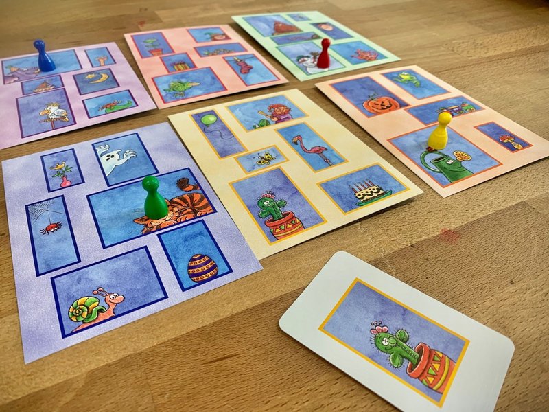 窓ふき職人 Meister Scheibenkleister 図形認識力 カードゲーム 5歳の子供から大人まで ルールと遊び方を紹介 佐藤敦俊 白馬村 Monster Cliff Note