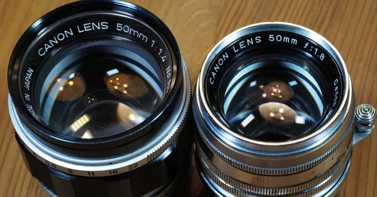レンズ沼の歩き方」CANON LENS 50mm F1.4 vs 50mm F1.8 その1｜saphirinus