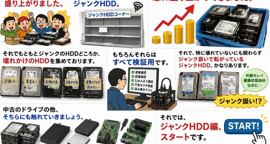 ジャンクHDD｜IUEC｜note