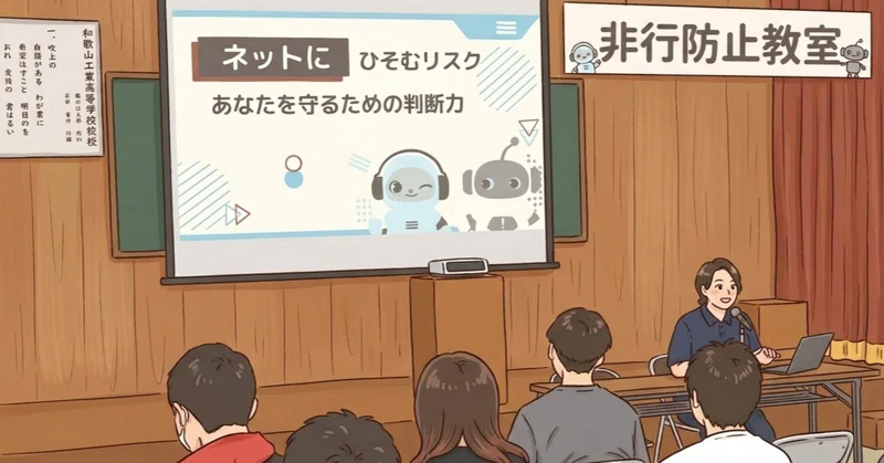 【和歌山工業定時制】非行防止教室