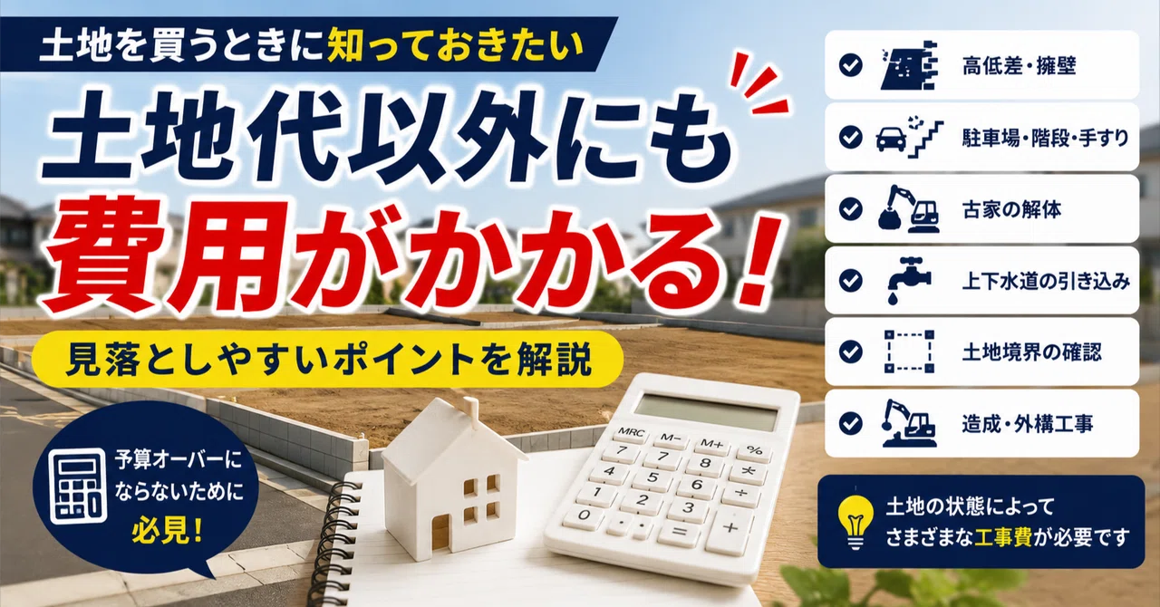 土地購入で見落としやすい「土地代以外」の費用とは？｜センチュリー21