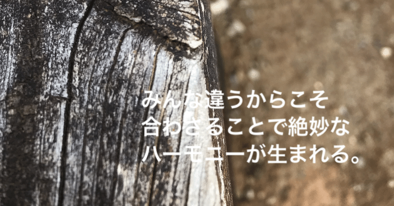 みんな違うからこそ合わさることで絶妙なハーモニーが生まれる 名言サプリ製作所 Note