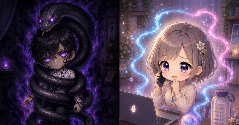 闇落ちした大蛇に憑りつかれた旦那｜ナミさんの初回鑑定編🌙
