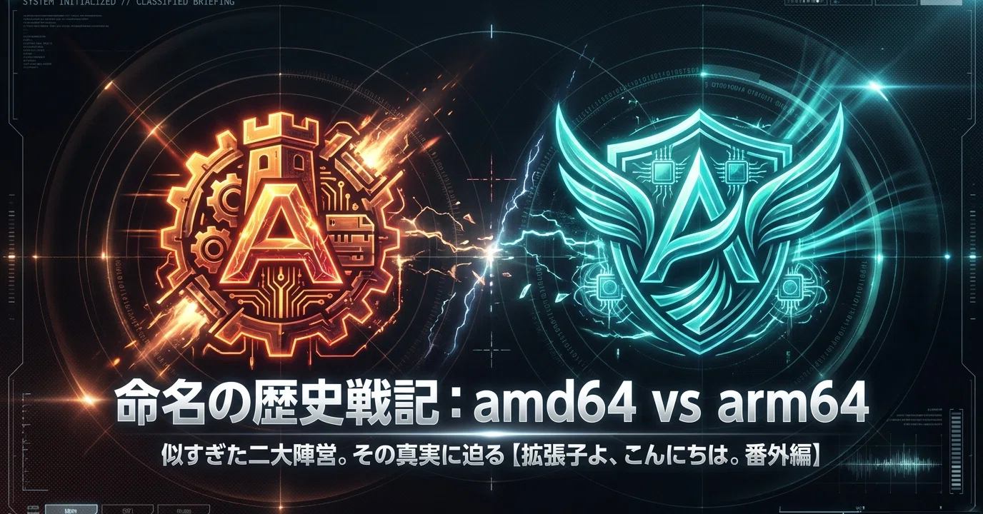 186 Hello, File Extensions. [Extra Edition] Why are amd64 and