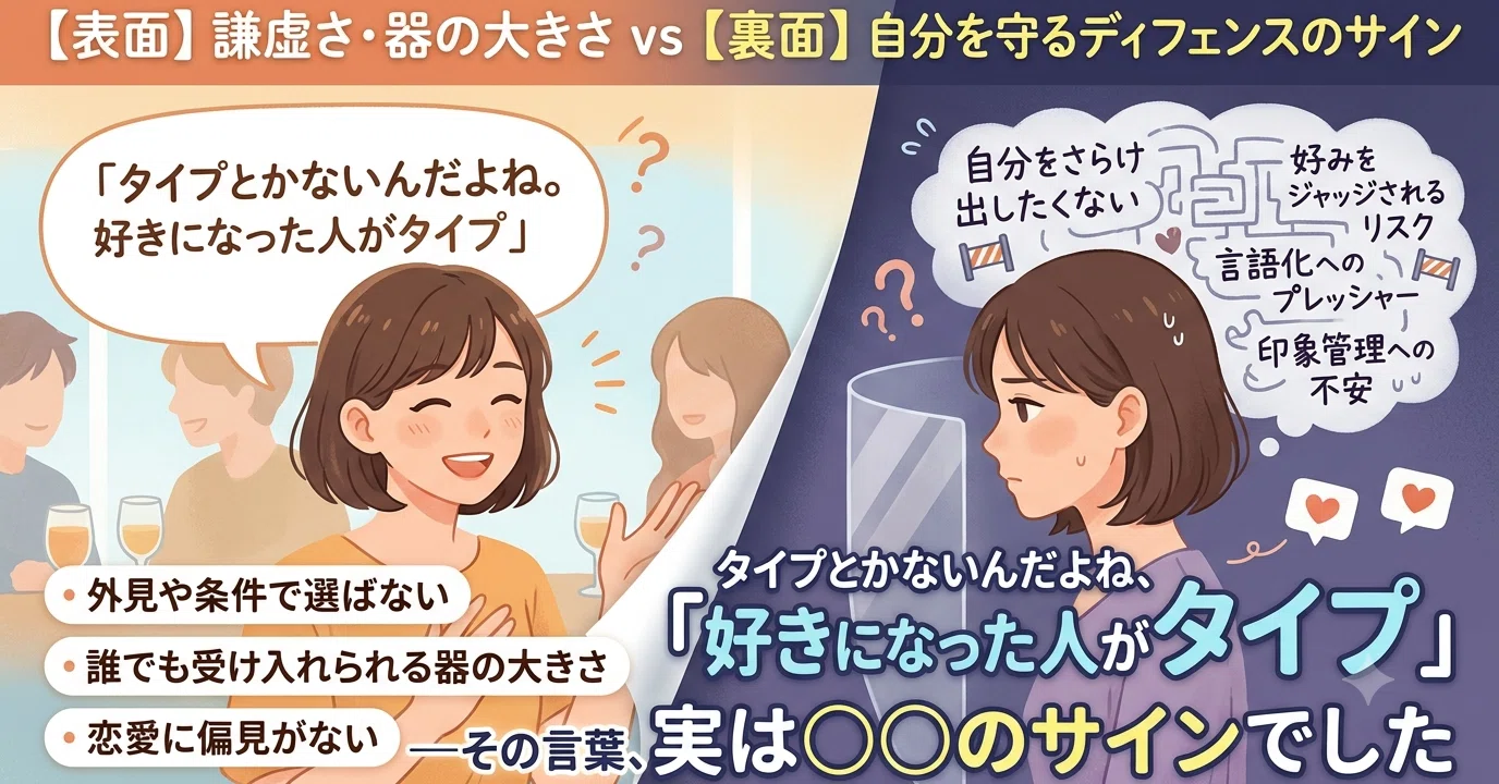 好き に なっ た 人 が タイプ