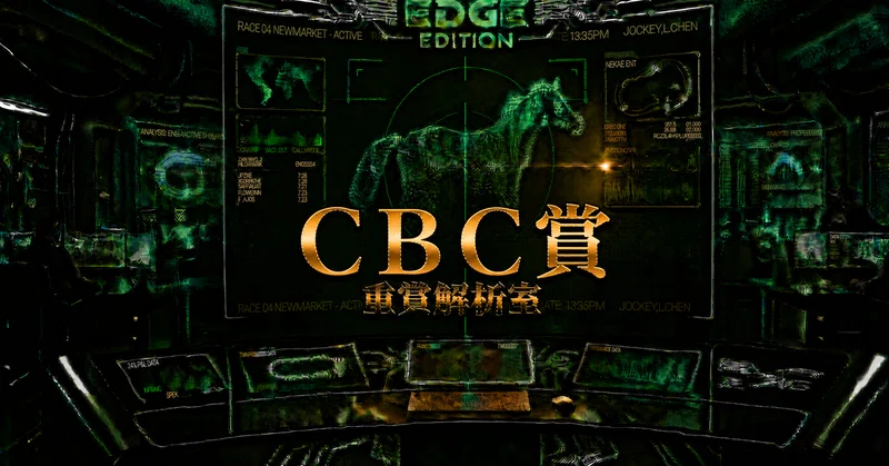 【PDF解説書付】CBC賞：人気や格だけでは決まらない。二段階の加速と位置取りが作る、CBC賞の勝ち筋。