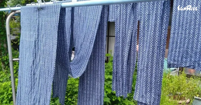 浴衣をほどく