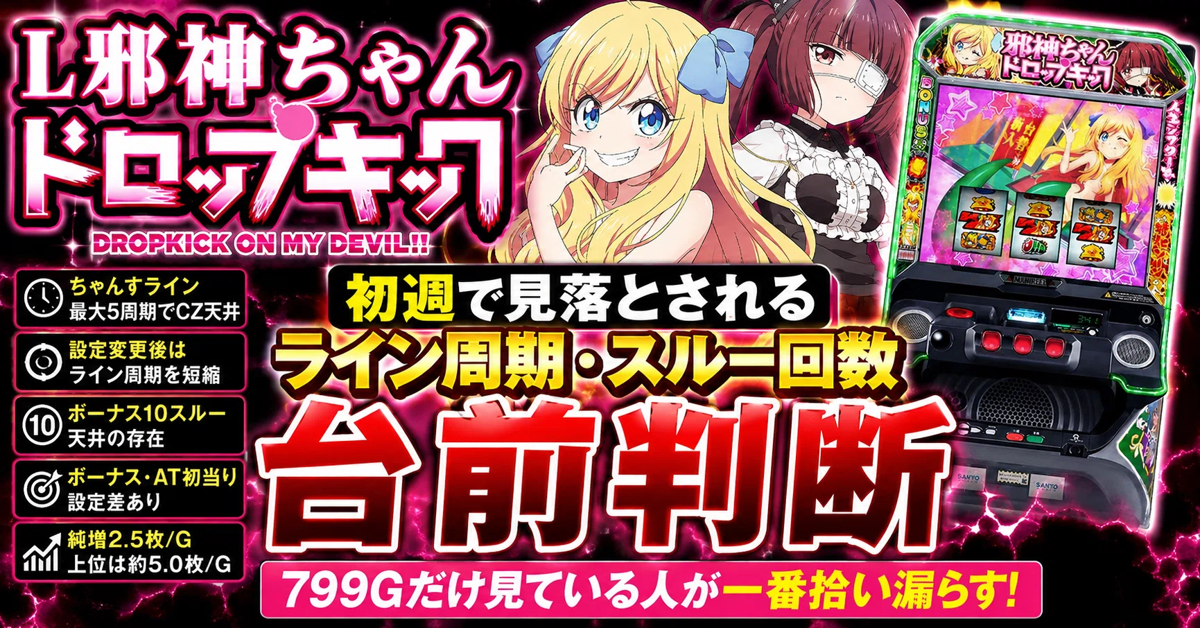 L邪神ちゃんドロップキック｜初週で見落とされるライン周期・スルー