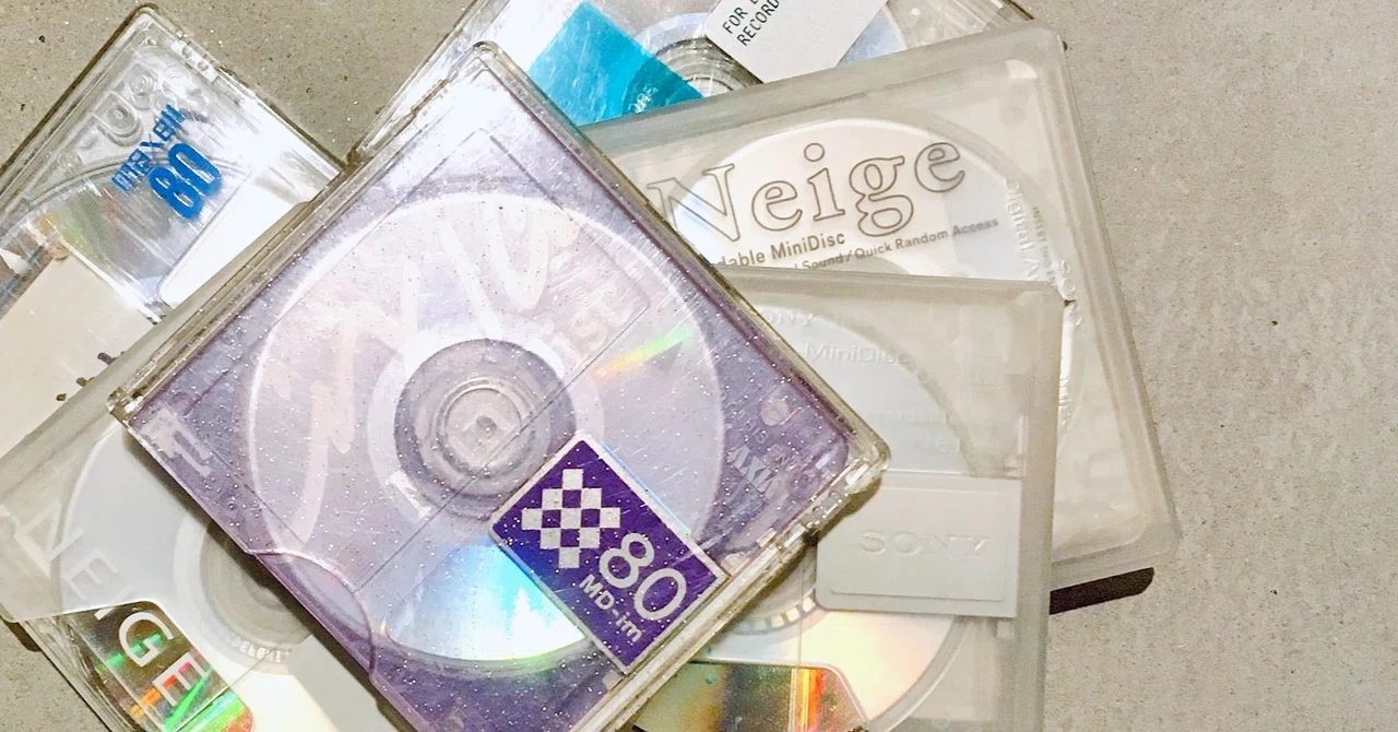 中古MDディスク400枚 まとめてジャンク ほどける