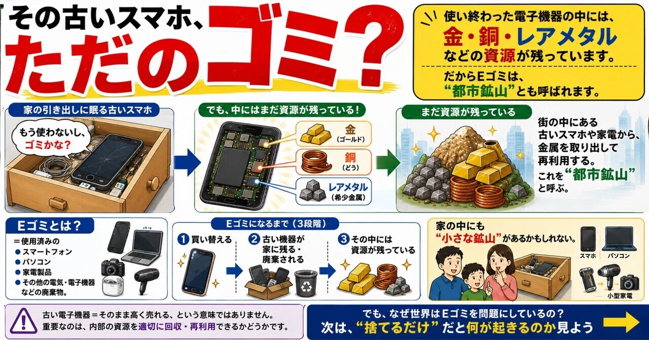 🏠家の引き出しが“小さな鉱山”になる？｜けいがの生活経済