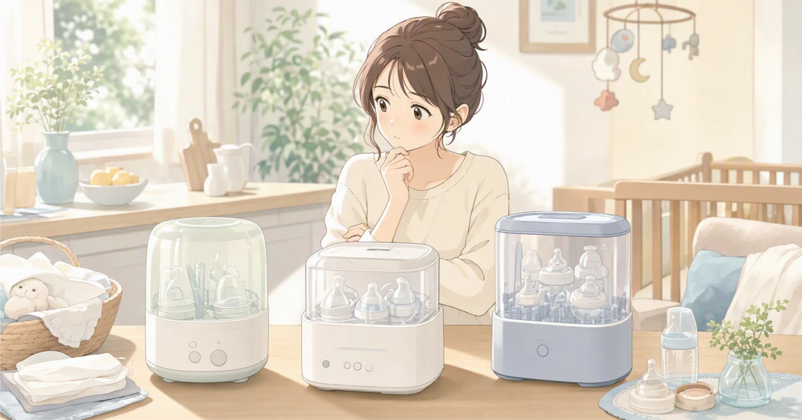 哺乳びん除菌乾燥機を比べた私が 洗浄の有無と保管時間で絞れたこと 素敵なアイテムの見つけ方