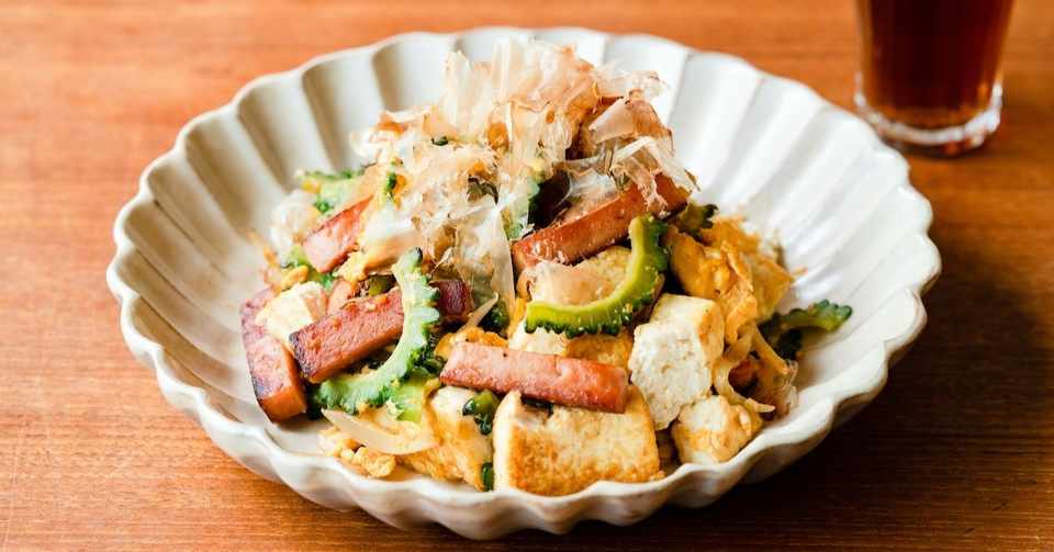 みそ味って美味しい ゴーヤチャンプルー Reizoko Ni Almonde 冷蔵庫にあるもんで Note