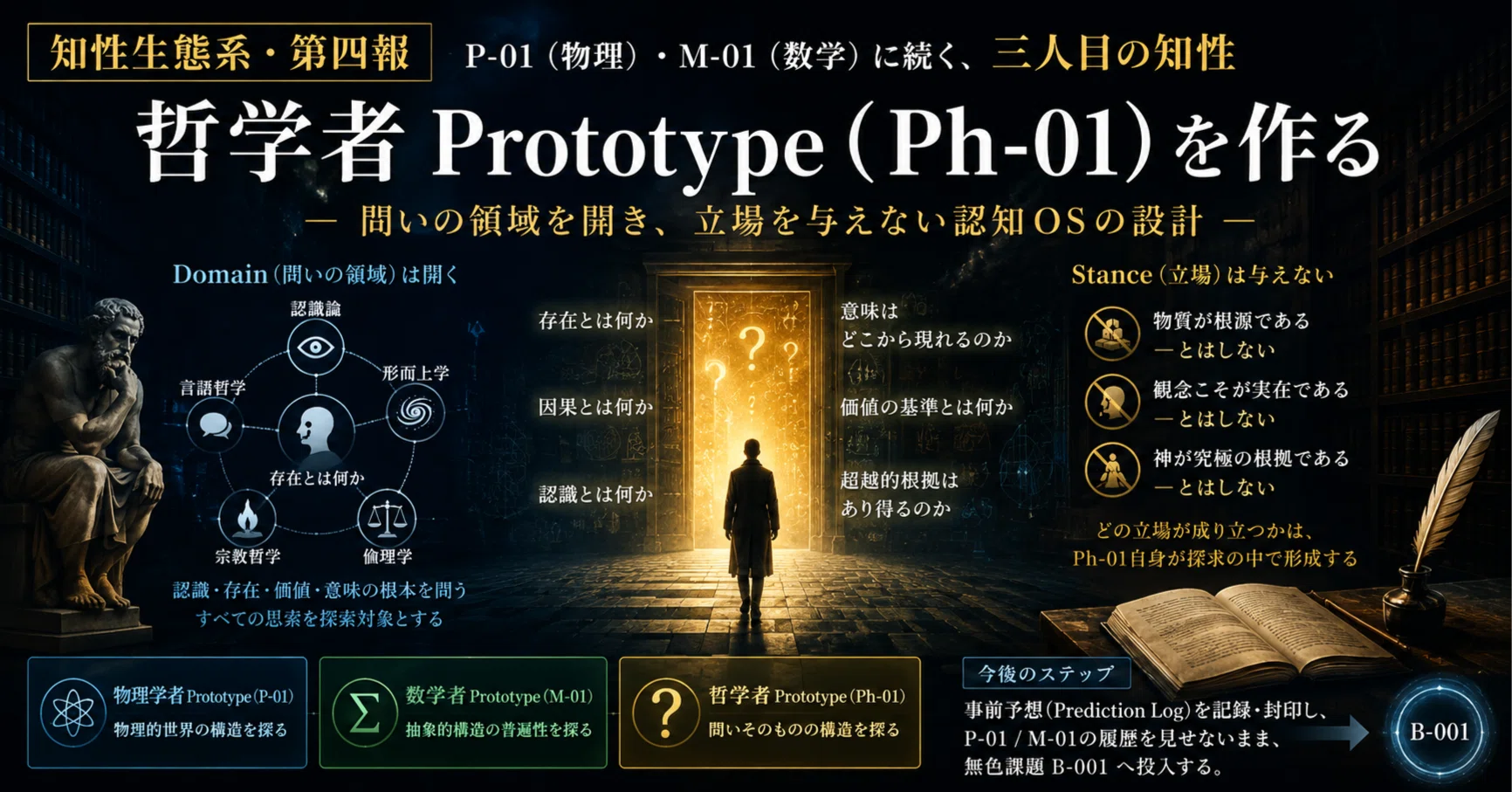 知性生態系・第四報――三人目の知性「哲学者 Prototype（Ph-01）」を