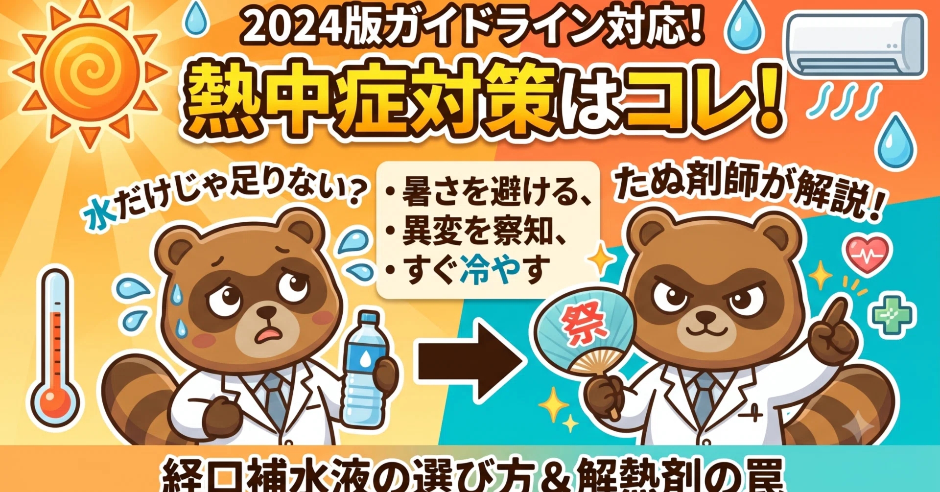 熱中 症 解熱剤
